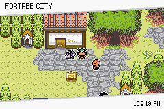 Pokémon Emerald Seaglass ciudad arborada