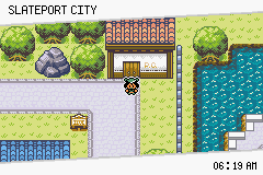 Pokémon Emerald Seaglass ciudad portual