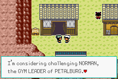 Pokémon Emerald Seaglass pueblo lavacalda rival