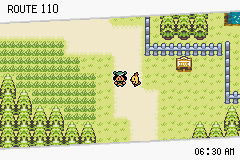 Pokémon Emerald Seaglass ruta 110