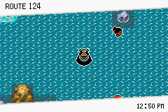 Pokémon Emerald Seaglass ruta 124