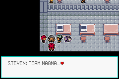 Pokémon Emerald Seaglass steven vs magno