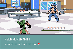 Pokémon Emerald Seaglass team aqua silvano