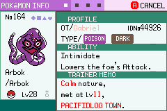 arbok pokemon emerald seaglass