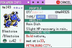 blastoisse pokemon emerald seaglass