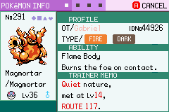 magmortar pokemon emerald seaglass