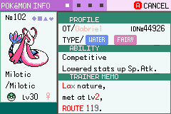milotic pokemon emerald seaglass
