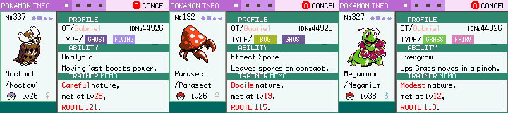 pokemon emerald seaglass cambio de tipos