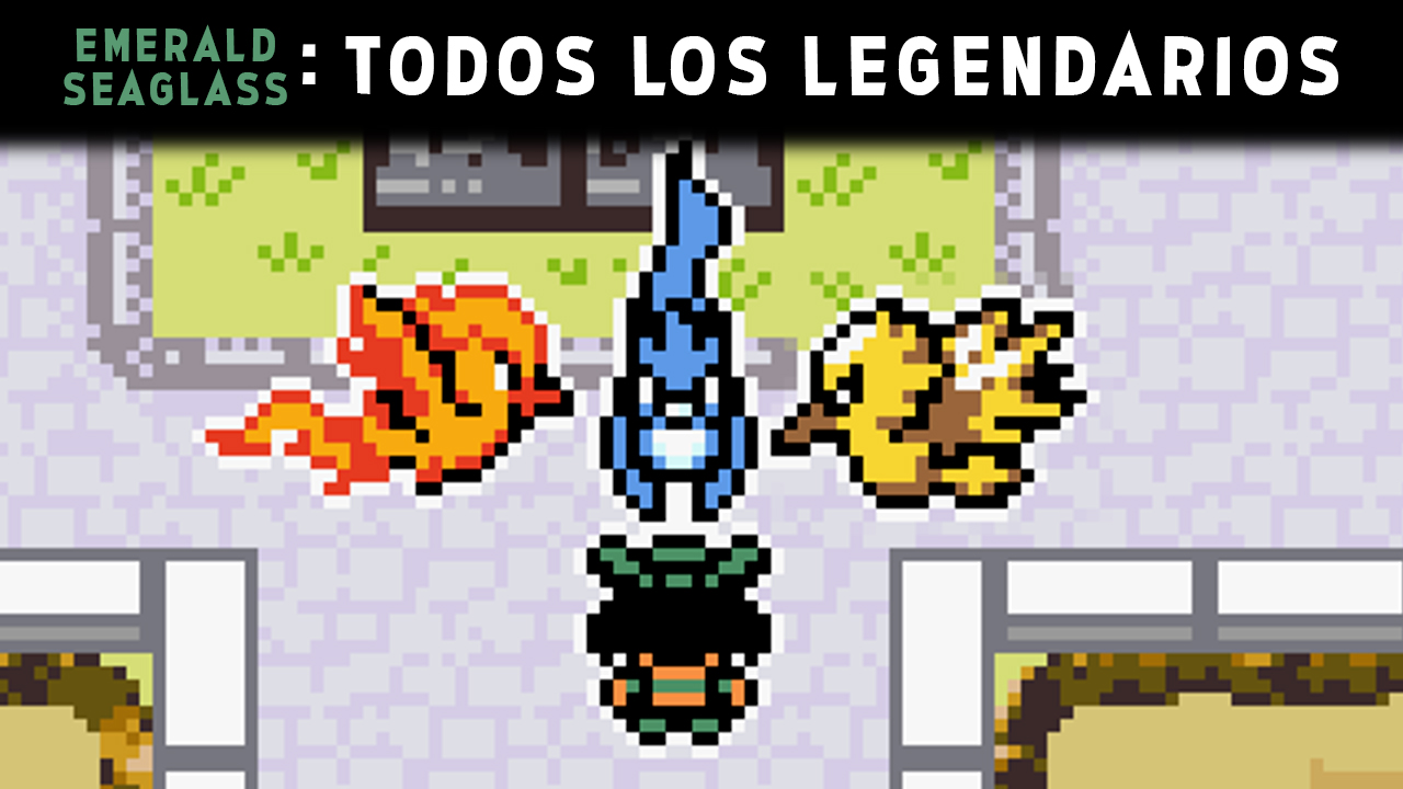 pokemon emerald seaglass legendarios español