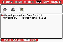 Pokémon Emerald Seaglass evo pokedex
