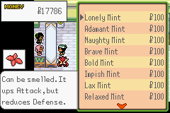 Pokémon Emerald Seaglass mentas