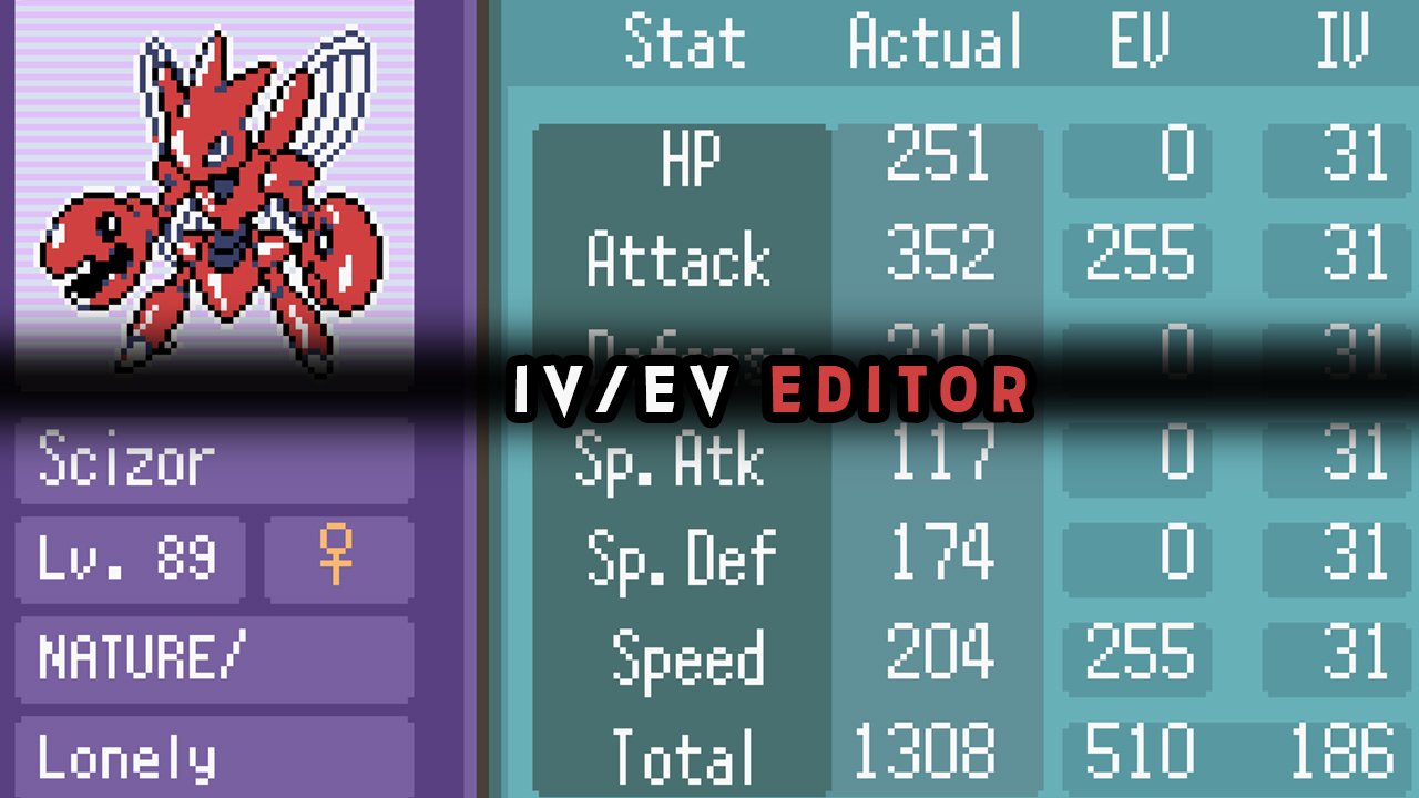 iv ev editor pokemon emerald seaglass