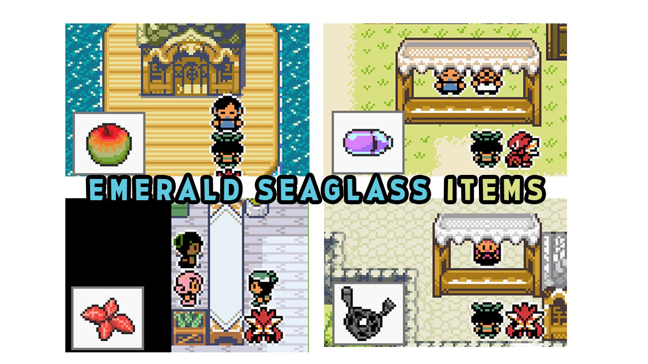 pokemon emerald seaglass items guide